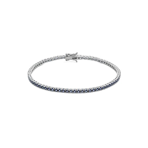 Bracciale Comete Uomo Tennis in Argento Zircone UBR 995 M18 - UBR 995 M18